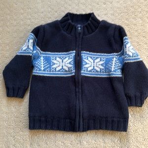 Baby Gap Boys Cardigan lined jacket